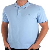 Tipping Ss Pique Rugger - Light Blue - S