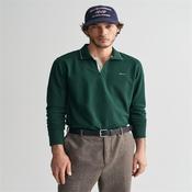 Textured Collar Polo - Green - M image