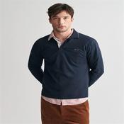 Textured Collar Polo - Navy - S image