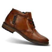 Lace Up Leather Boot - Dk Brown - 8 image