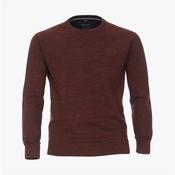 Premium Cotton Round Neck Jumper - Rust - M