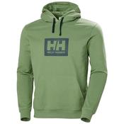 Hh Boxed Logo Hoodie - Olive - S