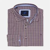 Capri Reg Fit Shirt - Wine - 2Xl