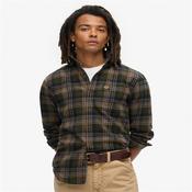 L/S Cotton Lumberjack Shirt - Olive - M image