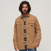 Canvas Workwear Overshirt - Sandstone - S