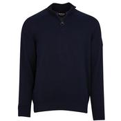 B.Intl Cotton Hal Zip Knit - Navy - 2Xl image