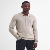 B.Intl Merlin Merino Polo Jumper - Sand - S