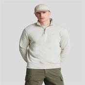 Tonal Eagle Quarter Zip Sweat - Beige - Xl image