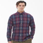 Barbour Edgar Tailored Checked Shirt - Wine - M image
