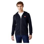 Zip Thru Hoodie - Navy - S