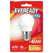 Eveready E27 Golf Led Warm White 470 Lumens 4.9W (40W)