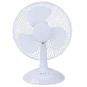 Home Collections Rotating 12 Inch White Desk Fan 30W image