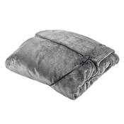 Home Collections Luxury Ultra Soft Machine Washable Electric Heated Throw Grey 160Cm