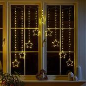 Three Kings Star Curtain Lights Plug-In Led Warm White image