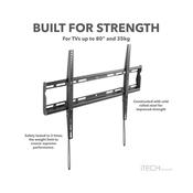Itech Mount Fixed Wall Mount Bracket Suitable For Tvs From 37" To 80" image