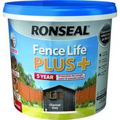 Ronseal Fencelife Plus Paint 5L - Charcoal Grey image