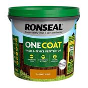 Ronseal One Coat Fencelife Paint 5L - Harvest Gold image