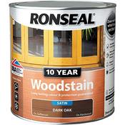 Ronseal 10 Year Woodstain 750Ml Dark Oak