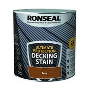 Ronseal Ultimate Protection Decking Paint 2.5L Teak image