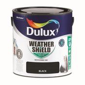 Dulux Weathershield Smooth Masonry Paint 2.5L - Black image
