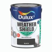 Dulux Weathershield Smooth Masonry Paint 5L - Black image