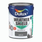 Dulux Weathershield Smooth Masonry Paint 5L - Merlin image