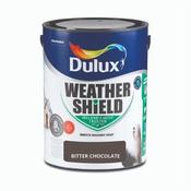 Dulux Weathershield Smooth Masonry Paint 5L - Bitter Chocolate image