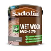 Sadolin Wet Wood Decking Stain Cape | Cape Grey - 2.5L image