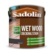 Sadolin Wet Wood Decking Stain | Charcoal - 2.5L image