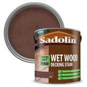 Sadolin Wet Wood Decking Stain | Teak - 2.5L image