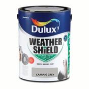 Dulux Weathershield Smooth Masonry Paint 5L - Carraig Grey image