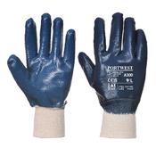 Portwest A300 - Nitrile Knitwrist Glove Blue - Xl image