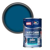 Dulux Easycare Disney Marvel Captain America Superhero Blue Matt Wall &amp; Ceiling Paint, 1.25L image