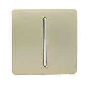 Trendi 1 Gang 2 Way Rocker Light Switch Gold