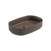 Sonas Avanti Oval Countertop Basin Ground Mocha