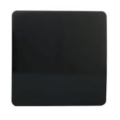 Trendi Single Socket Blanking Plate Black