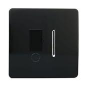 Trendi 13 Amp Fused Spur With Flex Outlet Black