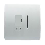 Trendi 13 Amp Fused Spur With Flex Outlet Silver