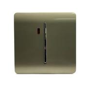 Trendi 1 Gang 45 Amp Cooker Switch Gold