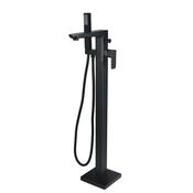 Rt Large Sorento Freestanding Bath Shower Mixer Matt Black