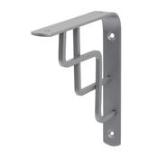 Bg Home Duraline Step Bracket 14.5Cm Matt Silver