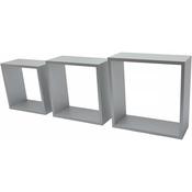 Bg Home Duraline Triple Cub Shelves - 3Pc