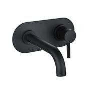 Sonas Harrow Wall Mounted Basin Mixer With Easy Box - Black image