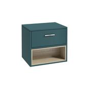 Sonas Malmo 60Cm Countertop Basin Ocean Blue Matt - Chrome Handle