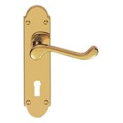 Carlisle Brass Hann Safety Lever Door Handle Brass