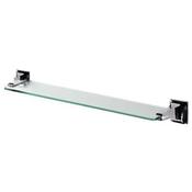 Bg Home Tema Roma Glass Shelf With Chrome Fittings