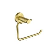 Rt Large Erla Brushed Brass Toilet Roll Holder image
