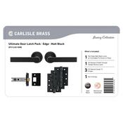 Ultimate Door Latch Pack Luxury Collection Edge Matt Black image