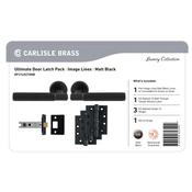 Ultimate Door Latch Pack Luxury Collection Lines Matt Black image