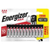 Energizer Aaa Alkaline Batteries 12 Pack image